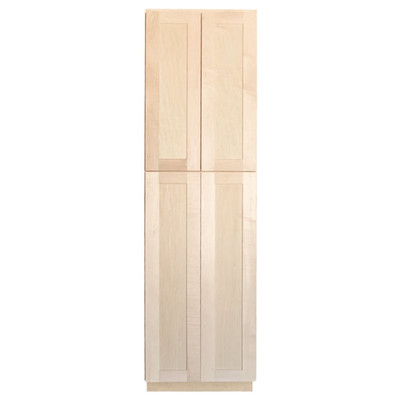 Utility Base 24 Jamestown Unfinished Shaker Kitchen Cabinet